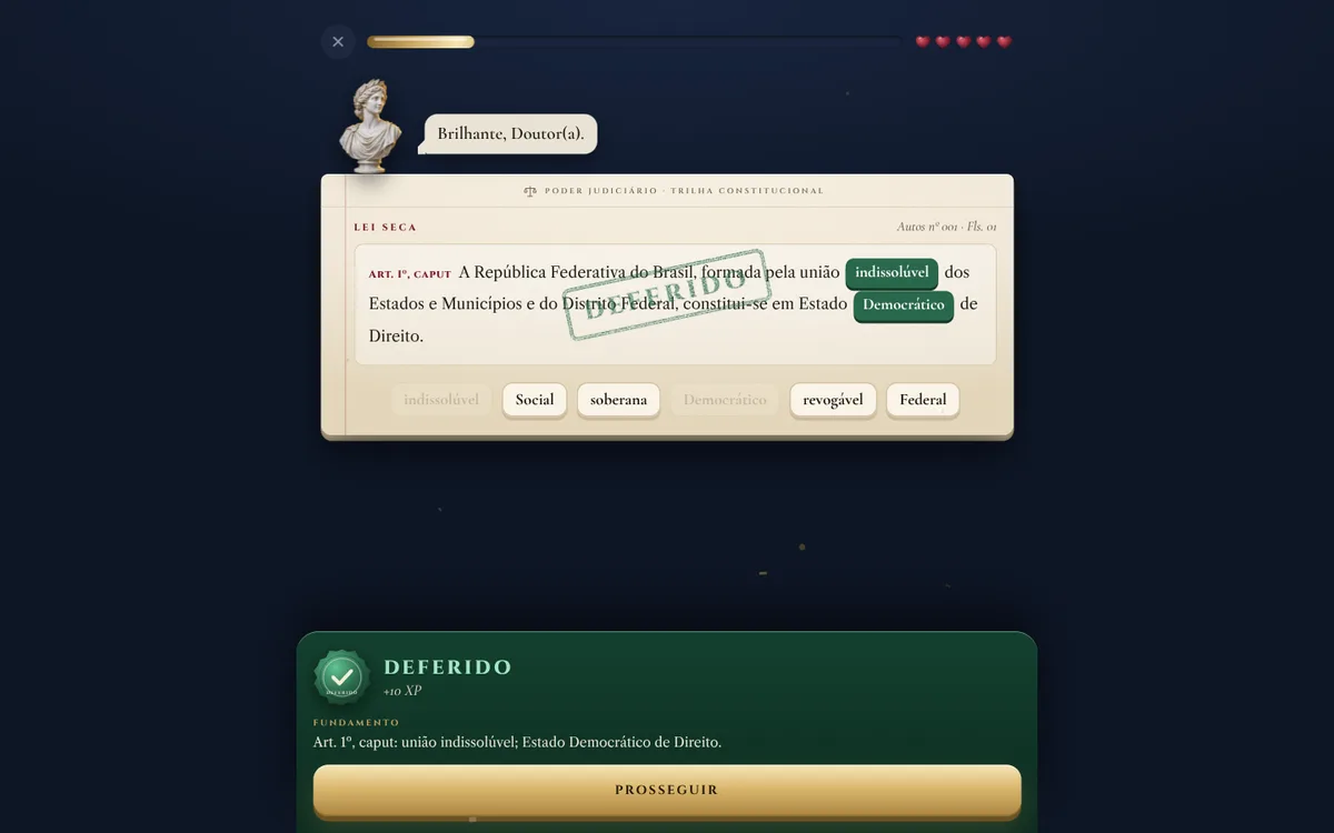 Questão deferida no computador